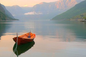 boat on lake